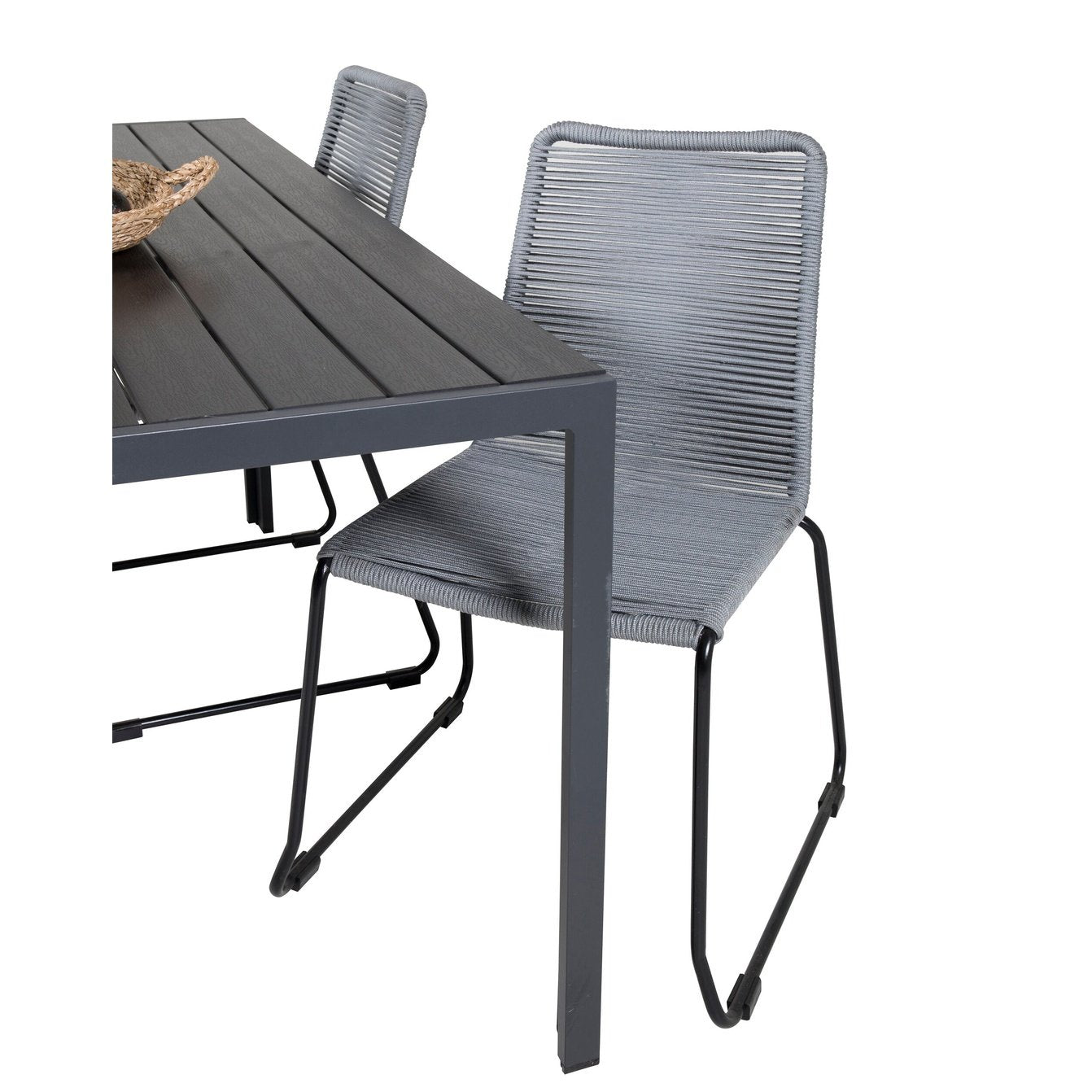 Break spisebord 150*90 + Lindos spisestoler Venture Design Spisegruppe