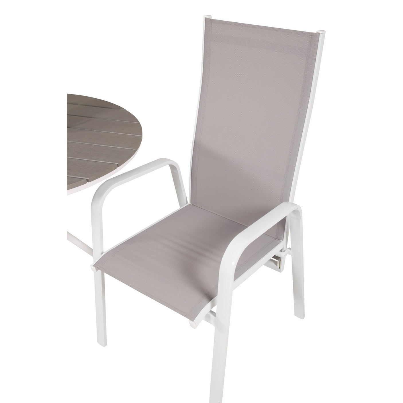 Parma cafébord ø90 + Copacabana Lenestol Venture Design Spisegruppe