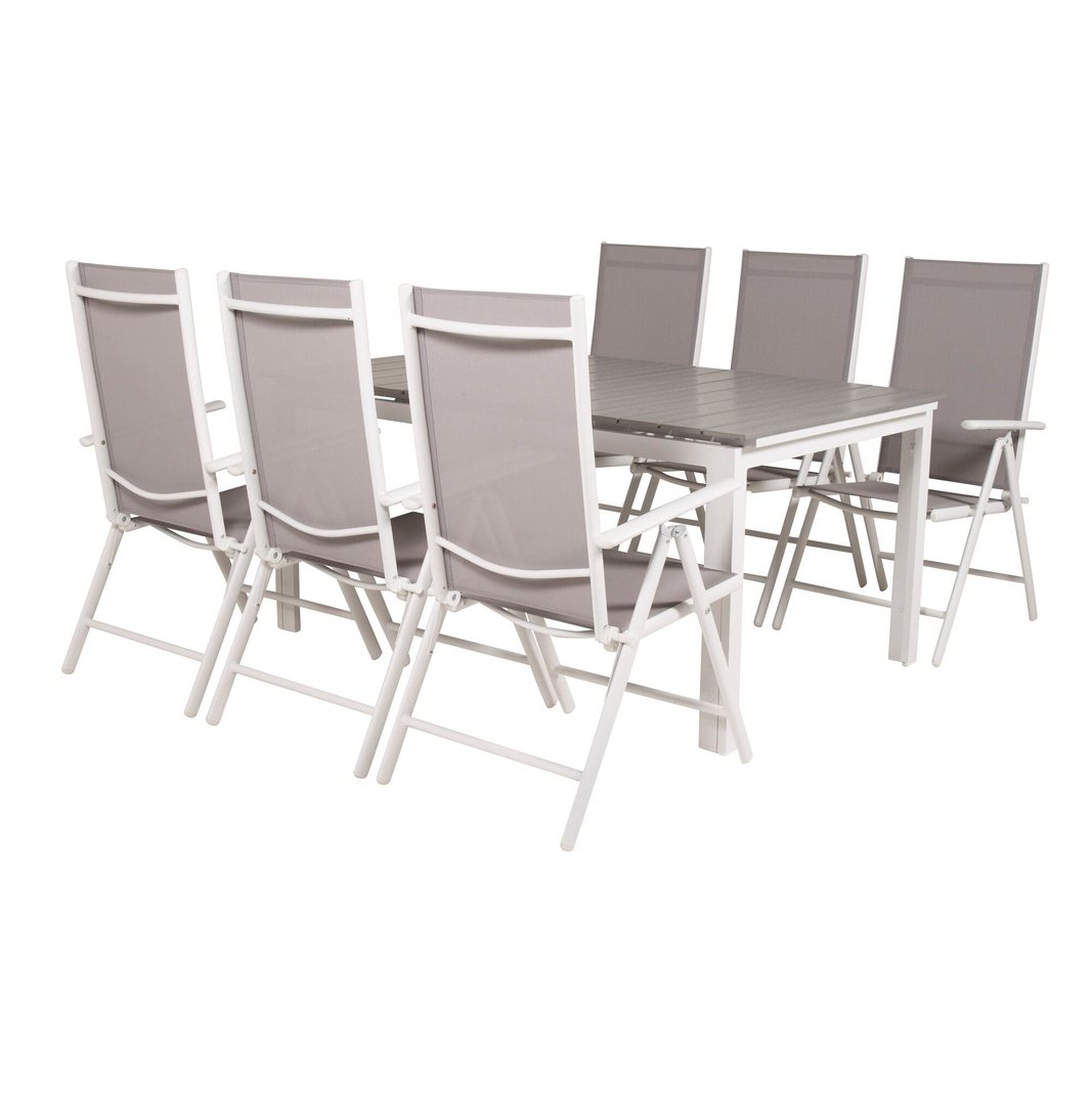 Levels bord 160/240 + Pause stoler Venture Design Spisegruppe