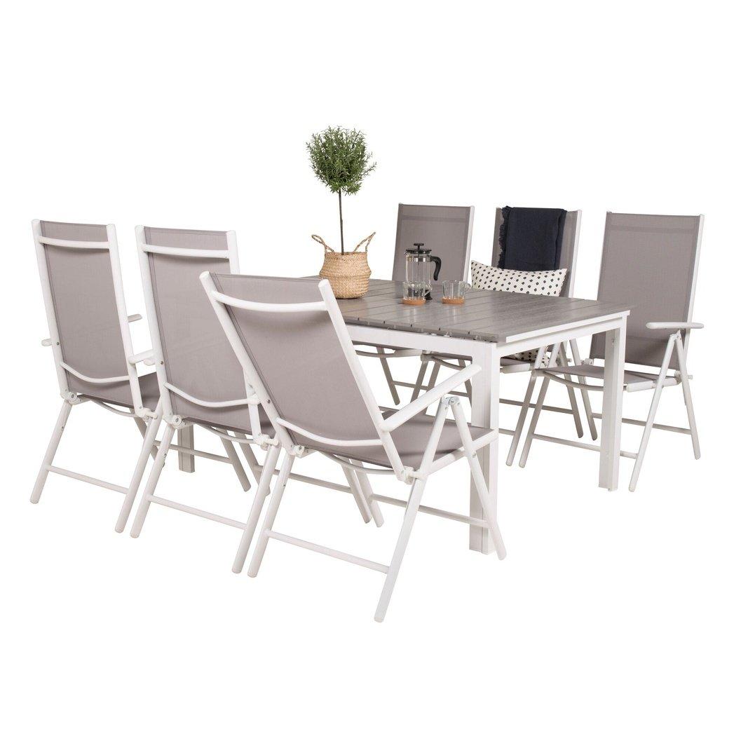 Levels bord 160/240 + Pause stoler Venture Design Spisegruppe