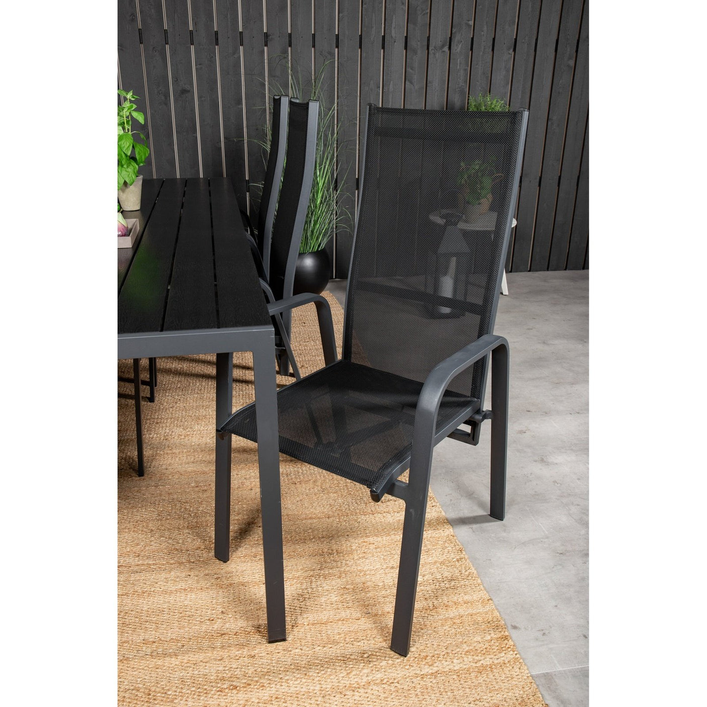 Pause Spisebord 205*90 + Copacabana Lenestol Venture Design Spisegruppe
