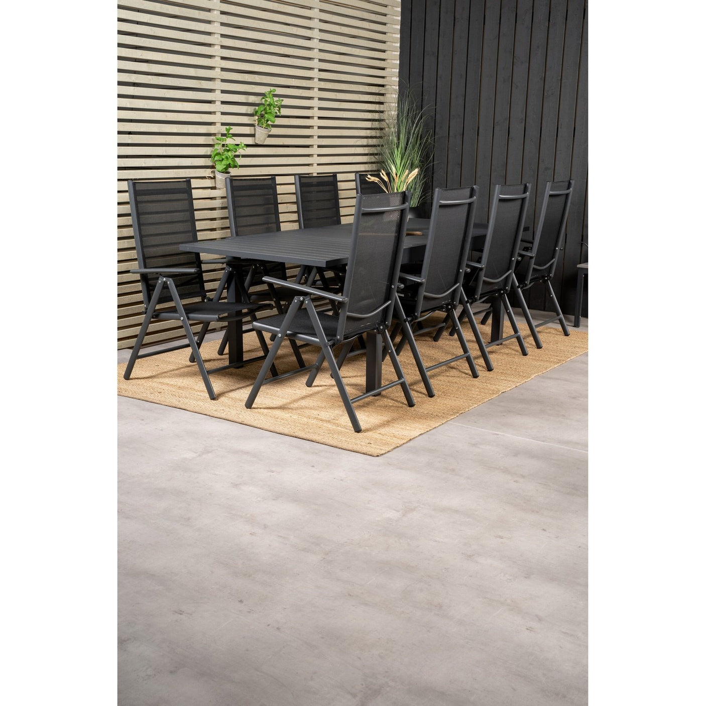 Marbella Spisebord 160/240*100*H75 + Break stoler Venture Design Spisegruppe
