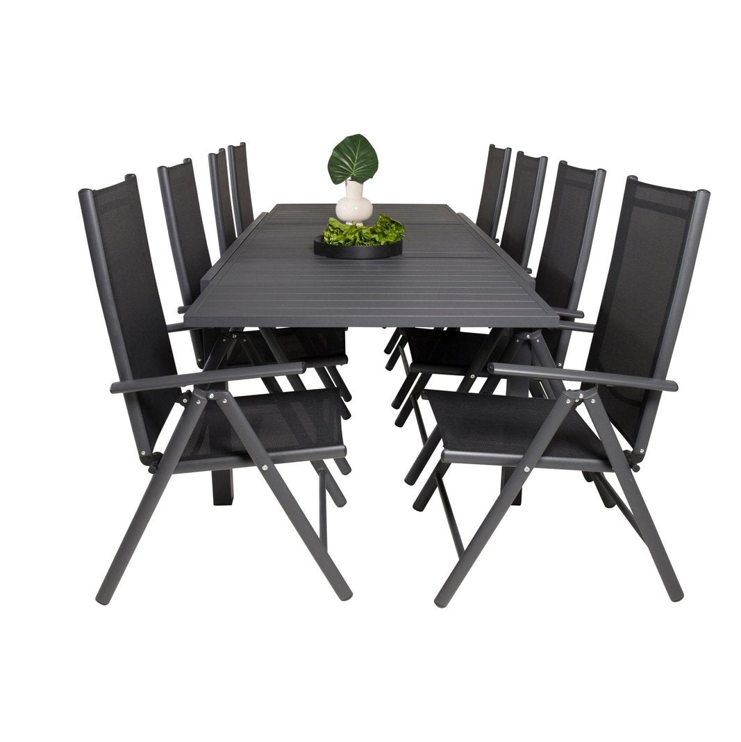 Marbella Spisebord 160/240*100*H75 + Break stoler Venture Design Spisegruppe