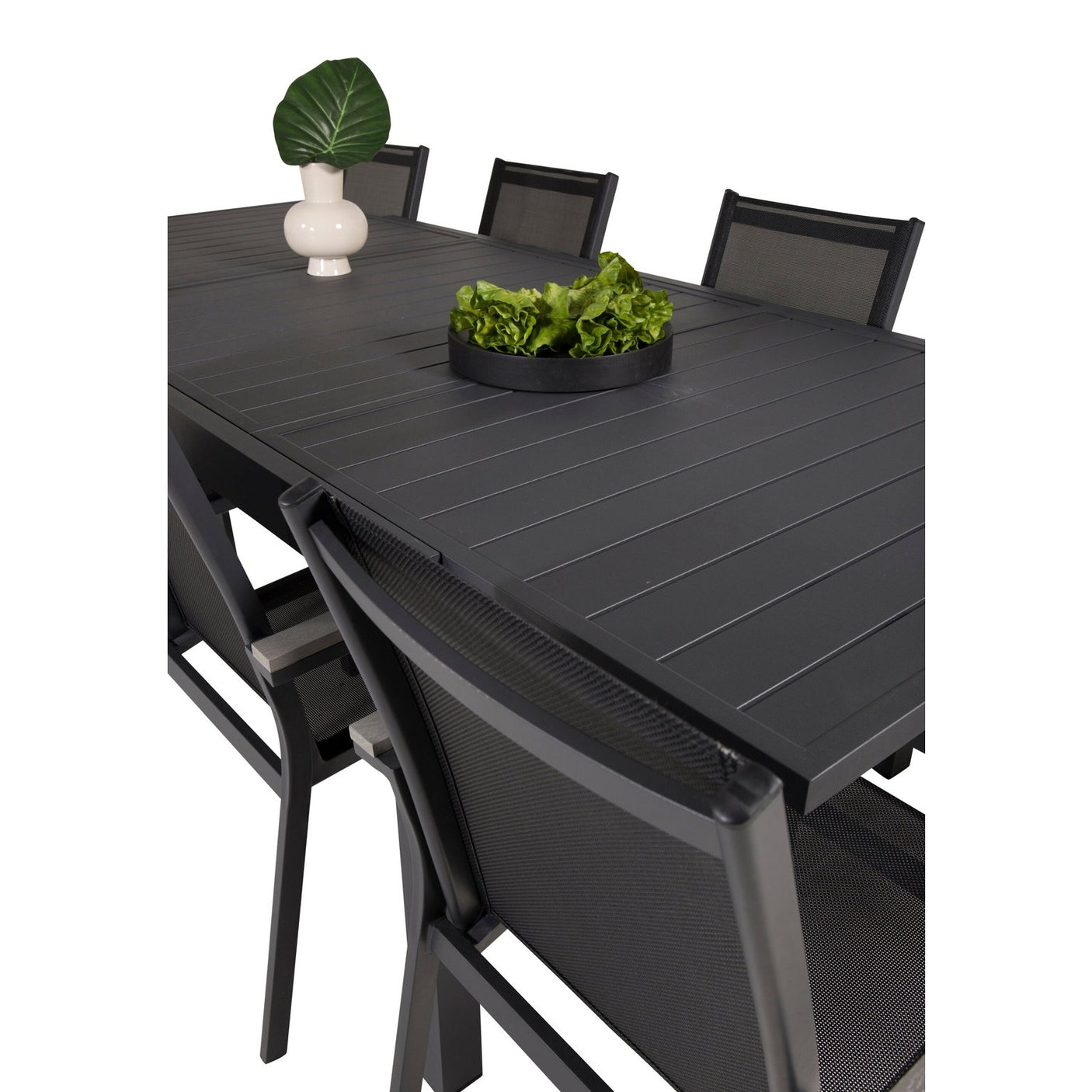 Marbella Spisebord 160/240*100*H75 + Parma Armstol Venture Design Spisegruppe