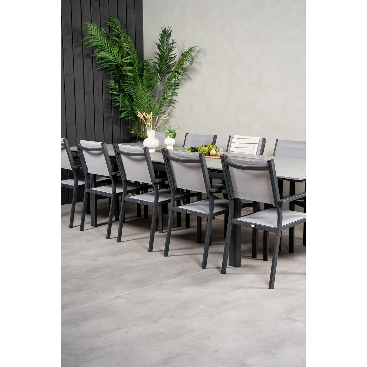 Levels Spisebord 224/324*100 + Copacabana Armstol Venture Design Spisegruppe