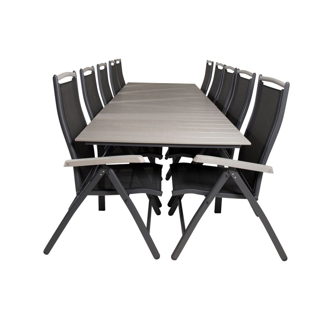 Levels bord 229/310/ Albany stoler/ 10 Venture Design Spisegruppe