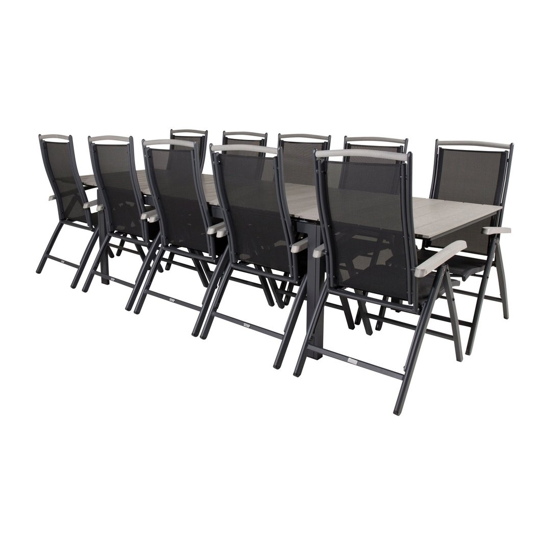 Levels bord 229/310/ Albany stoler/ 10 Venture Design Spisegruppe