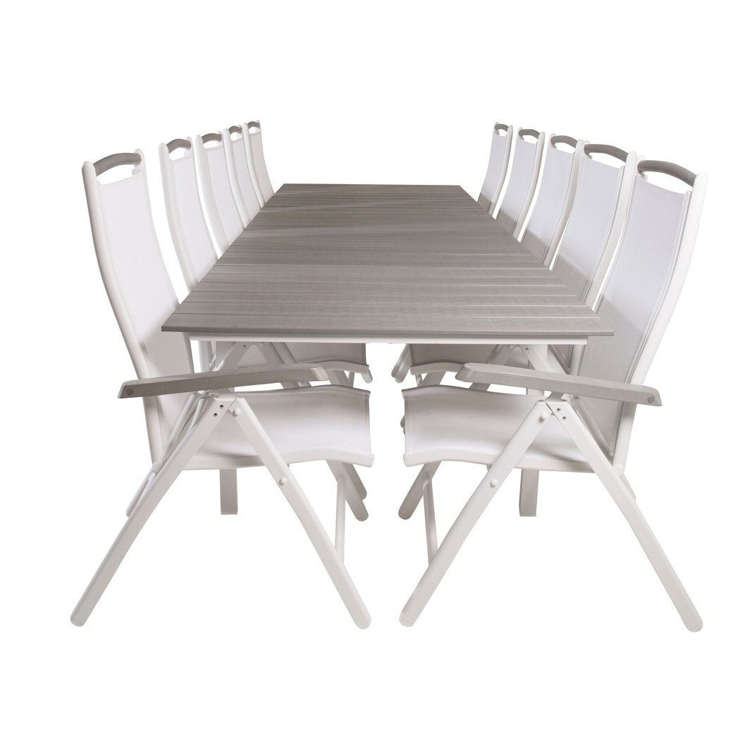 Levels Spisebord 224/324*100 + Albany stoler Venture Design Spisegruppe