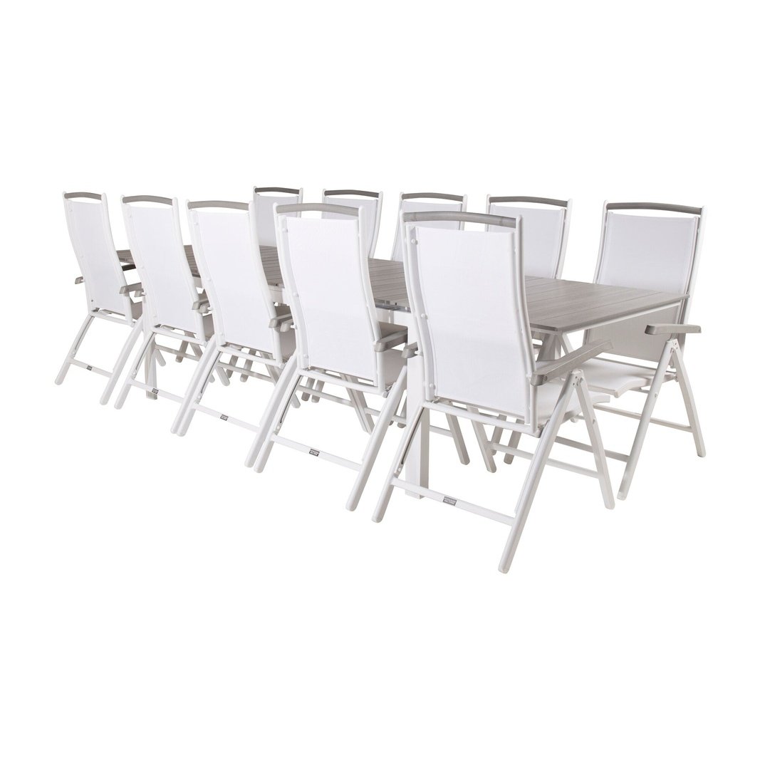 Levels Spisebord 224/324*100 + Albany stoler Venture Design Spisegruppe