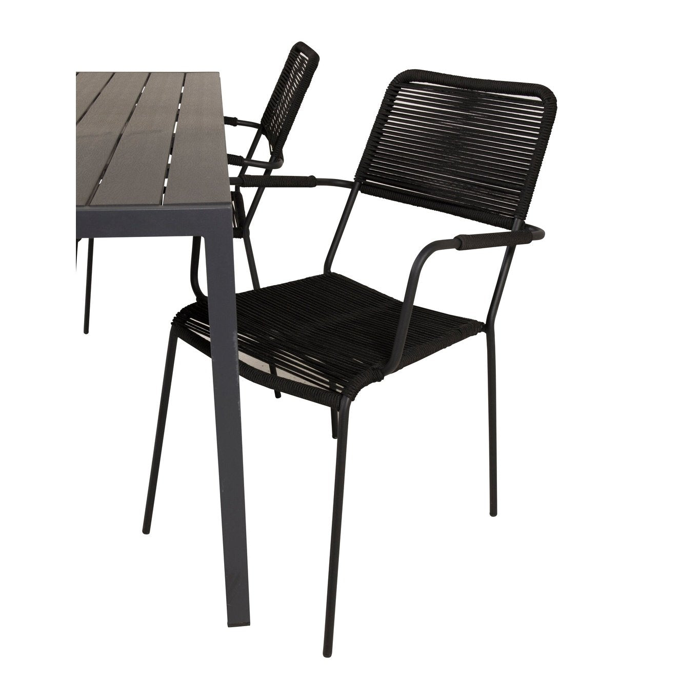 Break spisebord 150*90 + Lindos lenestol Venture Design Spisegruppe