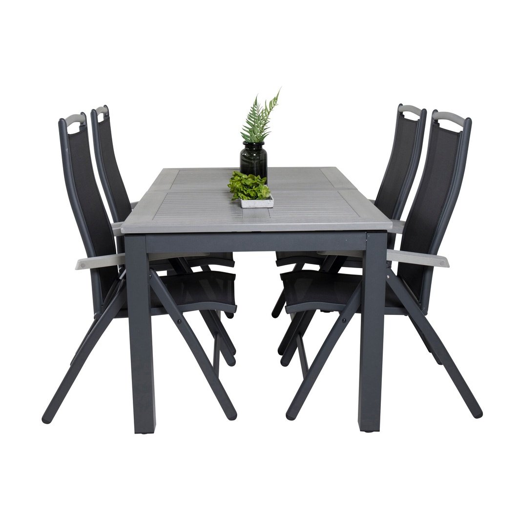 Albany Table 160/240 + Albany stoler Venture Design Spisegruppe