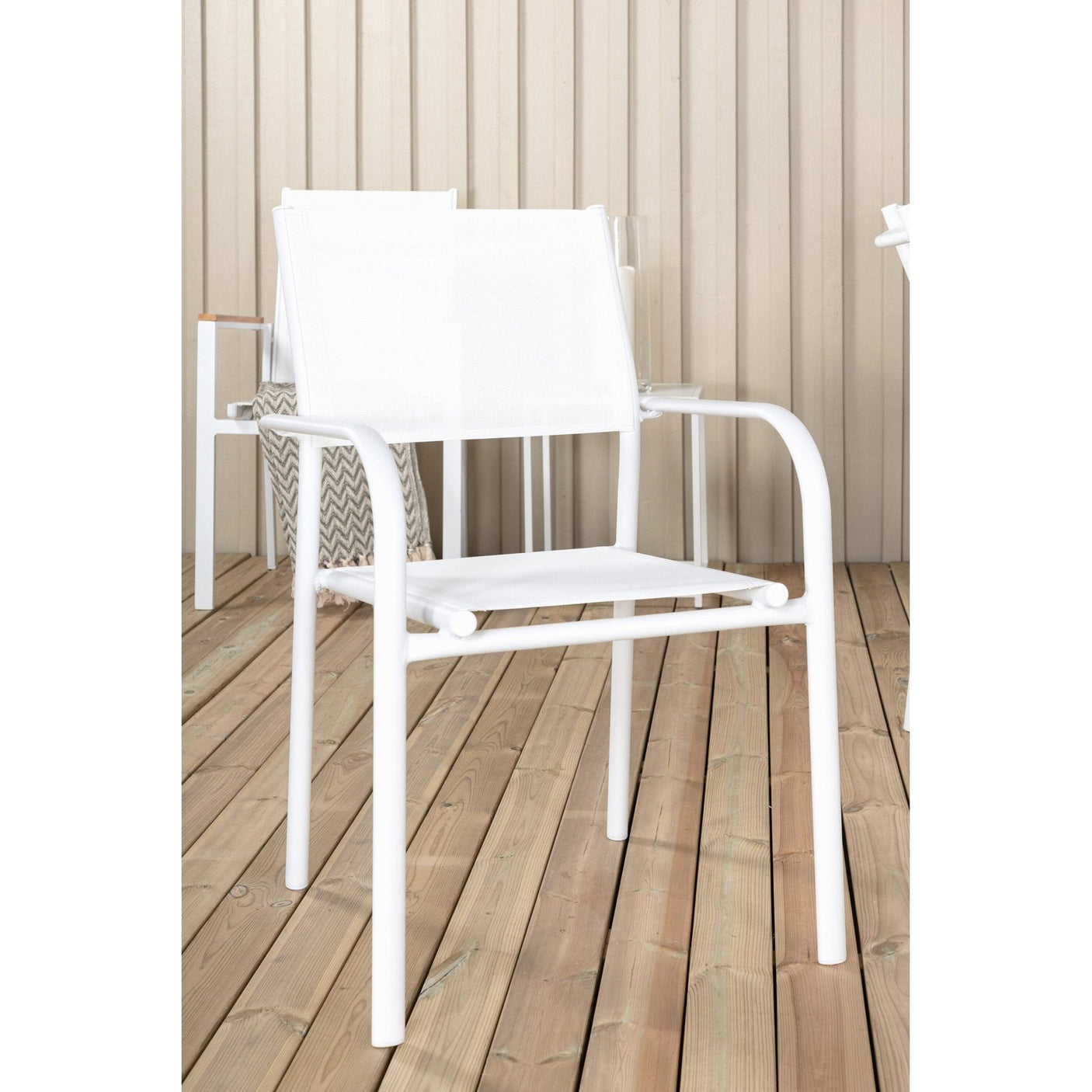 Panama Spisebord 152/210*90 + Santorini Armlenstol Venture Design Spisegruppe