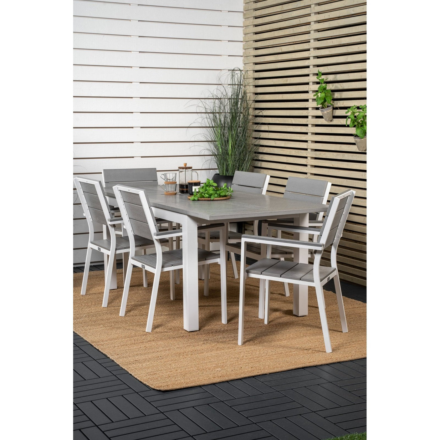 Albany Spisebord 152/210*90 + Levels stol Venture Design Spisegruppe