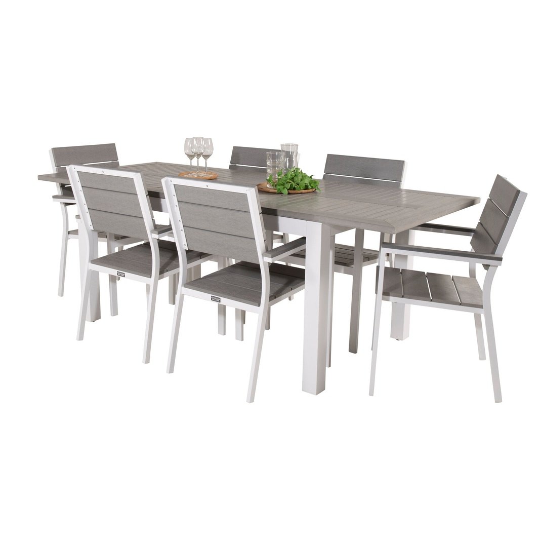 Albany Spisebord 152/210*90 + Levels stol Venture Design Spisegruppe