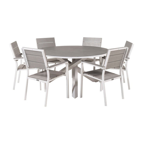 Copacabana Spisebord ø140 + Levels stol Venture Design Spisegruppe