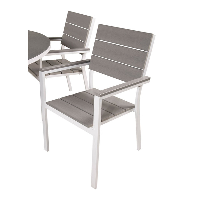 Copacabana Spisebord ø140 + Levels stol Venture Design Spisegruppe