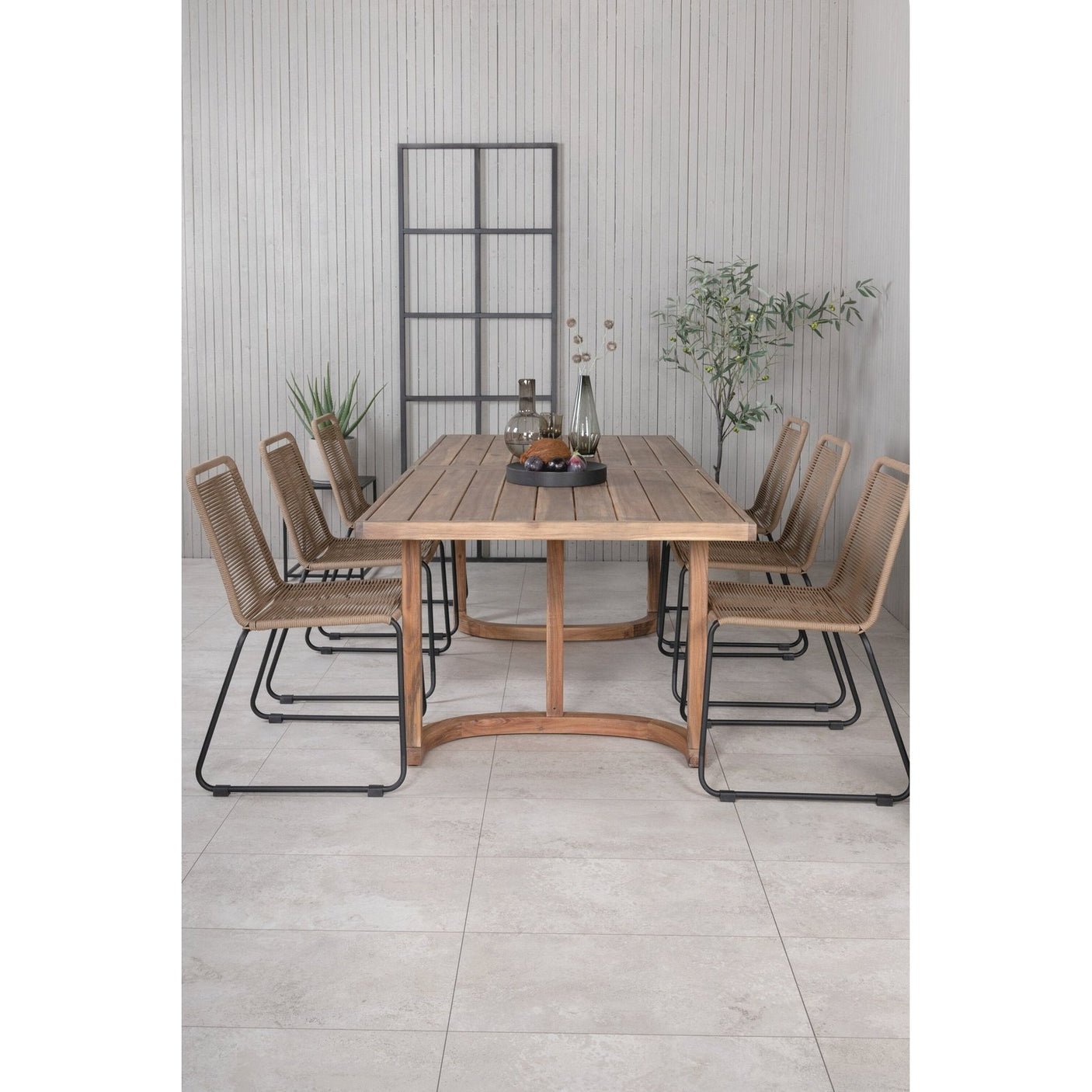 Erica Spisebord 214*100 + Lindos / Venture Design Spisegruppe