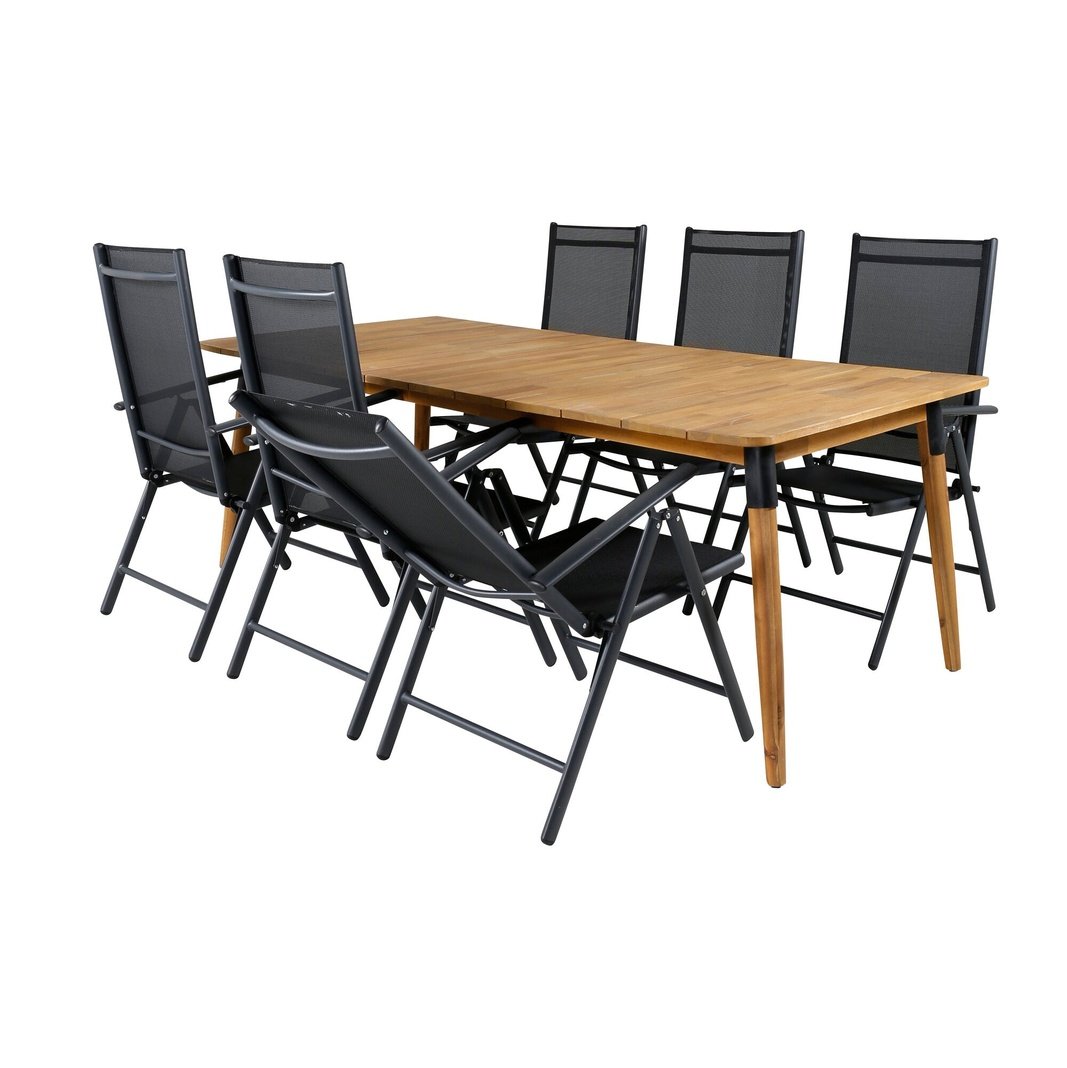 Julian spisebord 210*100cm + Break stol/ Venture Design Spisegruppe