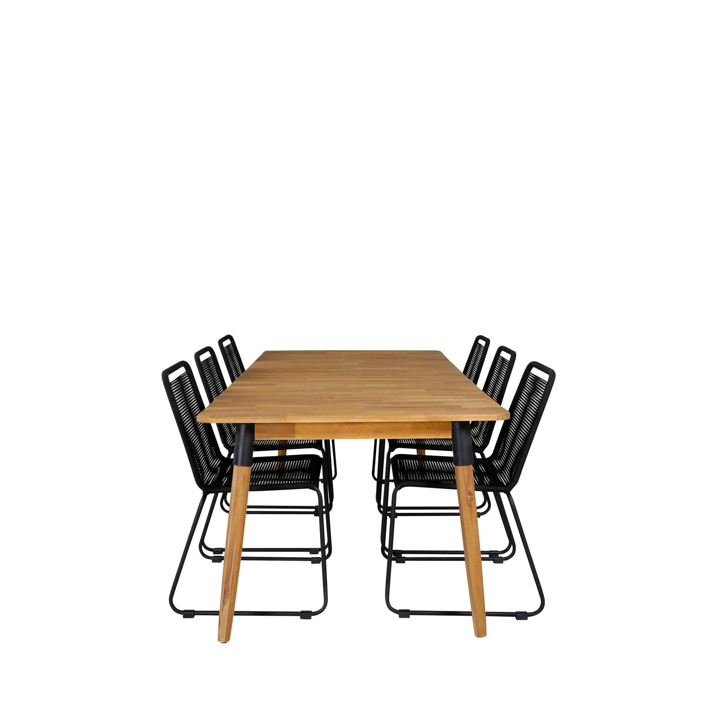 Julian spisebord 210*100cm + Lindos stol Venture Design Spisegruppe