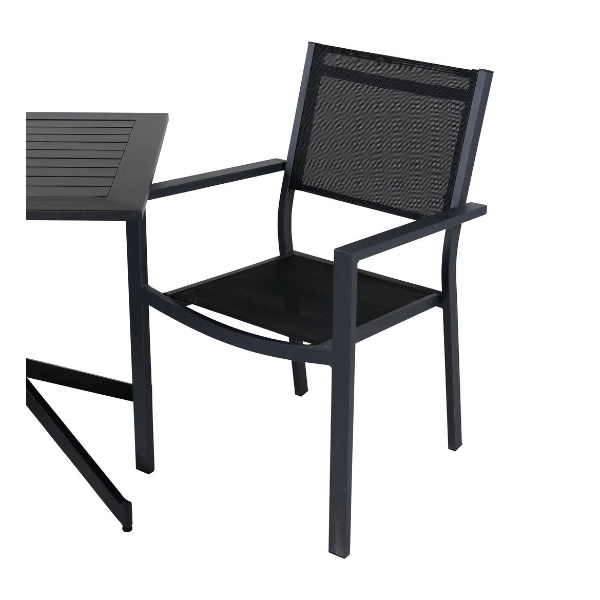 Way café bord 70*70 + Copacabana Stabling stol Venture Design Spisegruppe