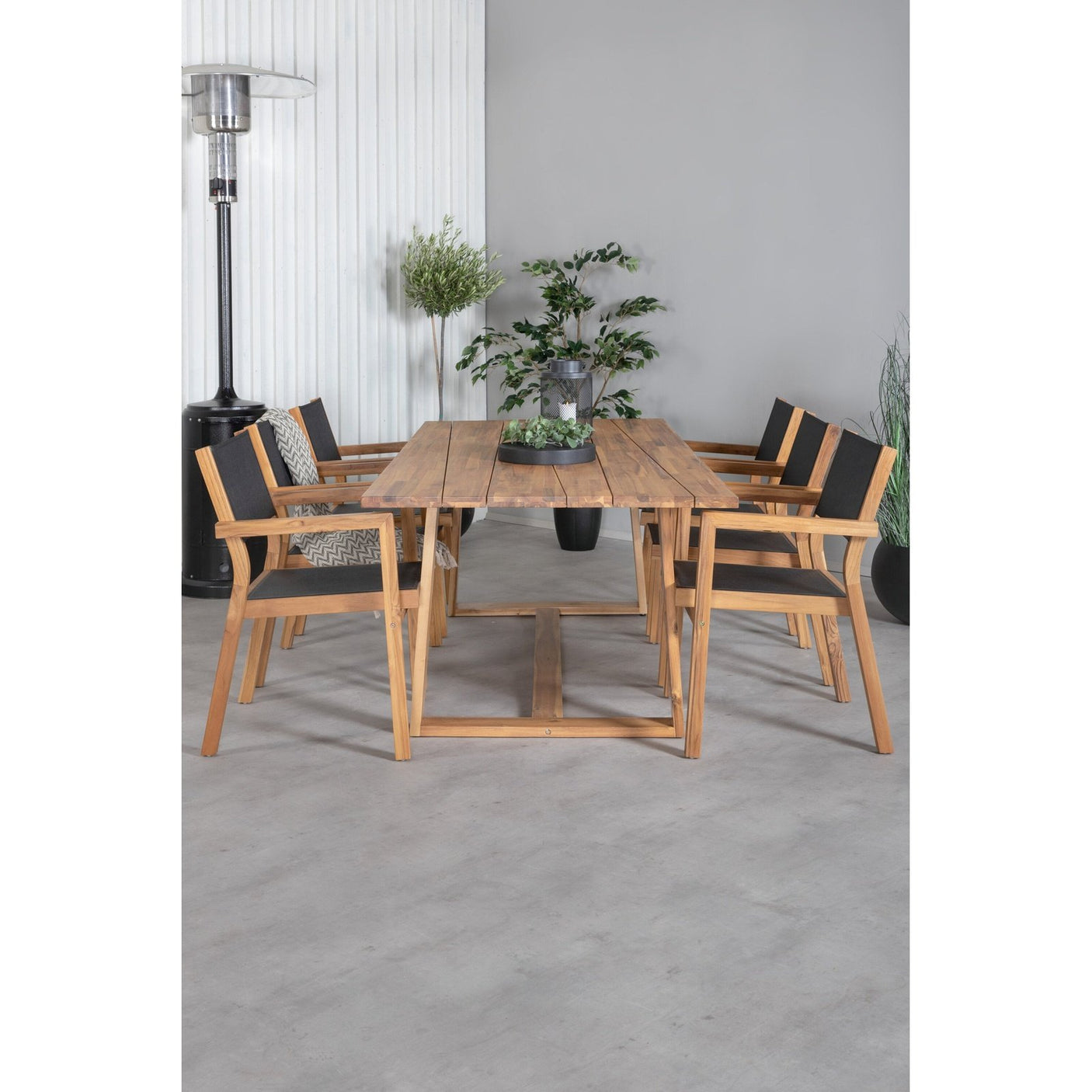 Plankton Spisebord 220*100 + Venice Venture Design Spisegruppe