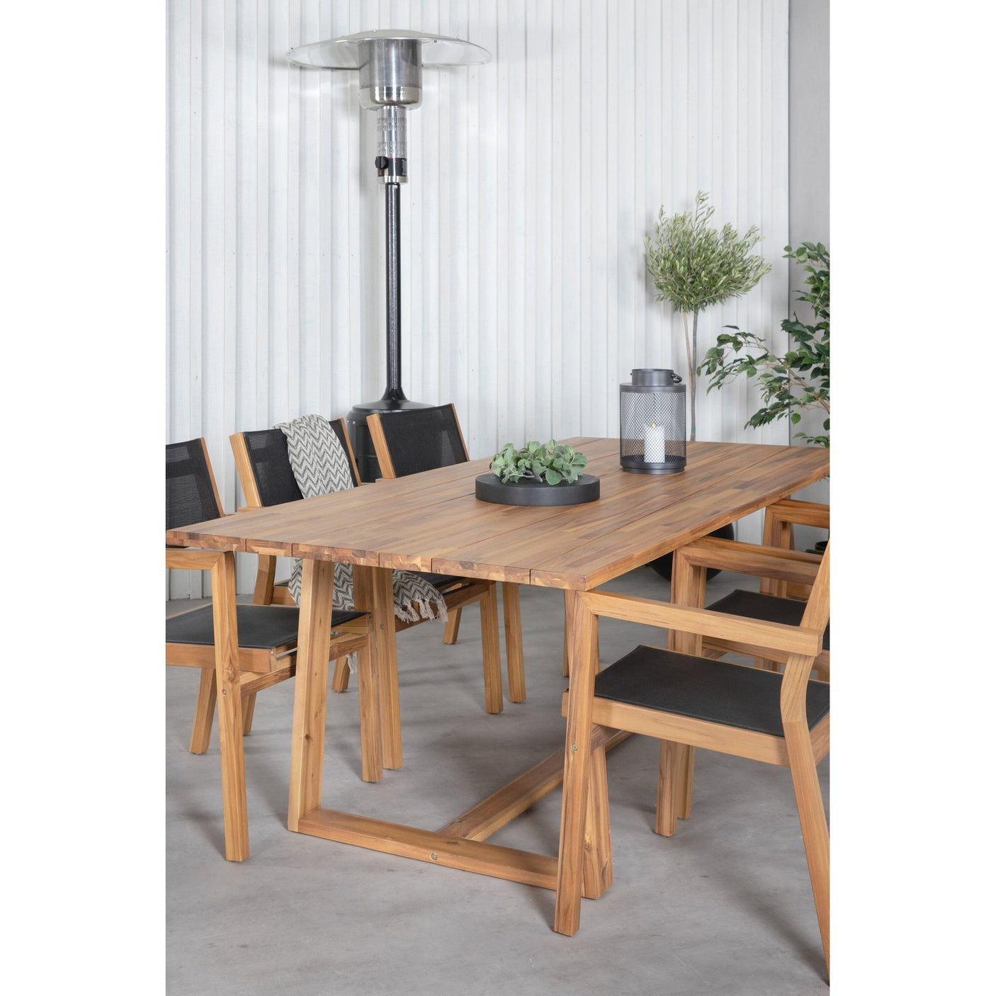 Plankton Spisebord 220*100 + Venice Venture Design Spisegruppe