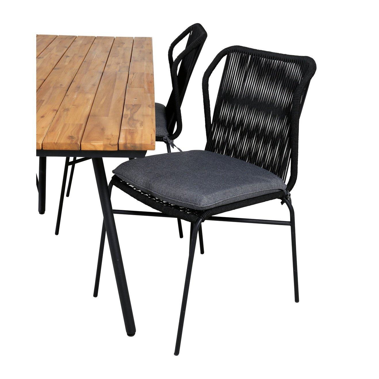 Chan spisebord 200cm + Julian spisestoler Venture Design Spisegruppe