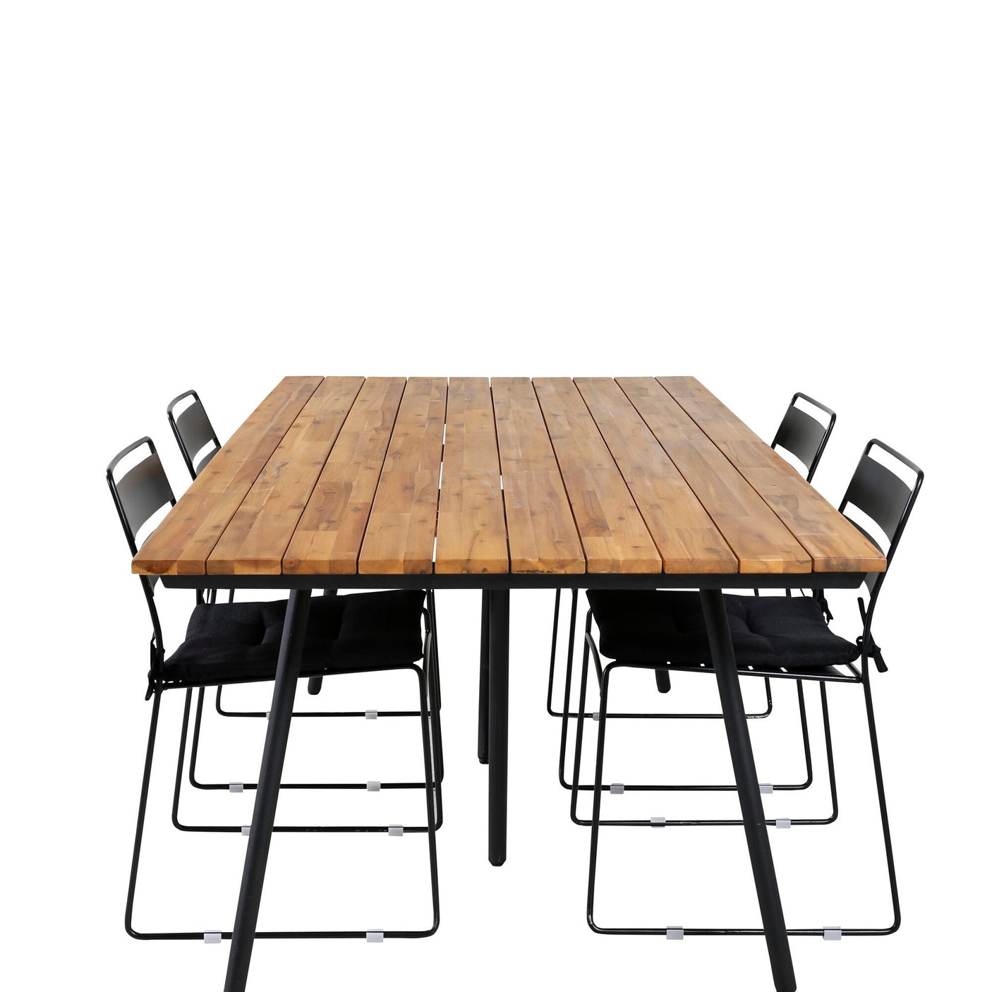 Chan spisebord 200cm + Lina spisestoler Venture Design Spisegruppe