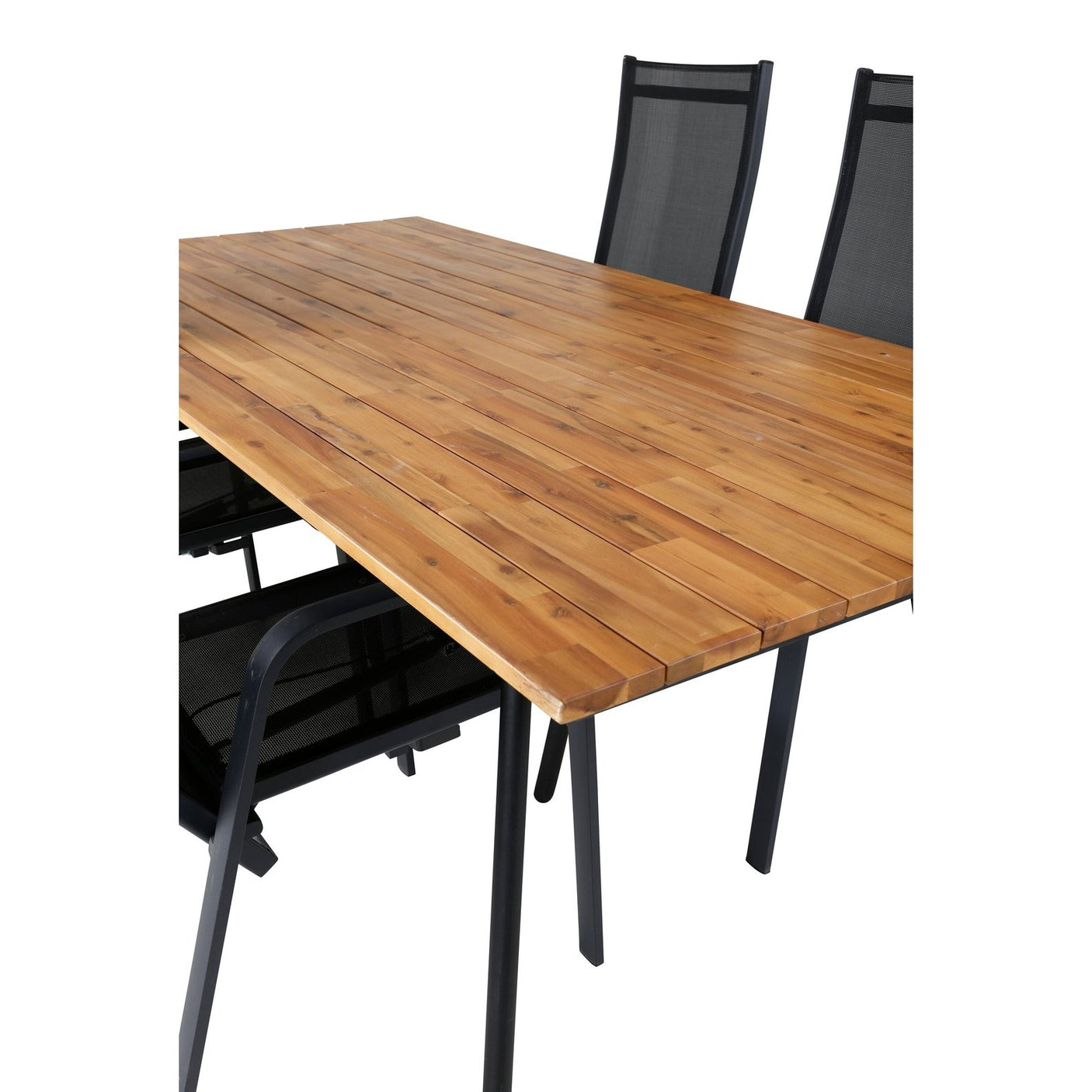 Chan spisebord 200cm + Copacabana Lenestol Venture Design Spisegruppe