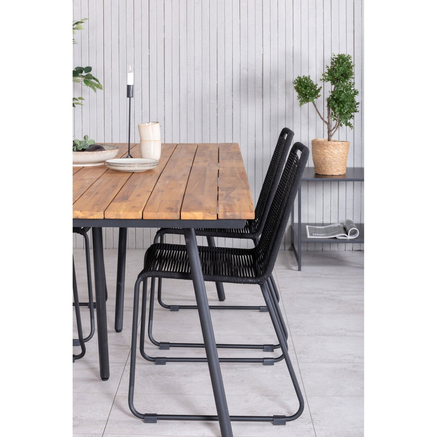 Chan spisebord 200cm + Lindos Venture Design Spisegruppe