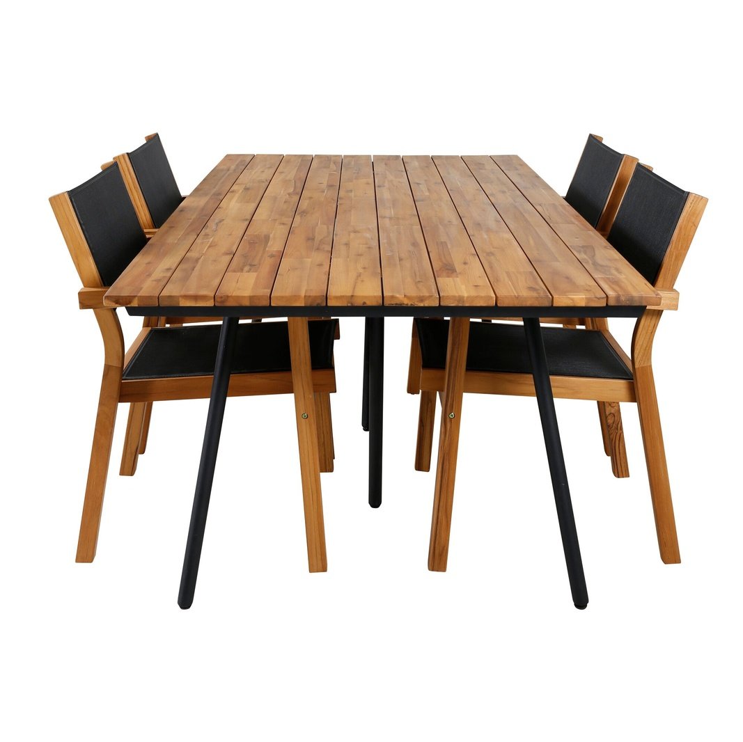 Chan spisebord 200cm + Venice Venture Design Spisegruppe