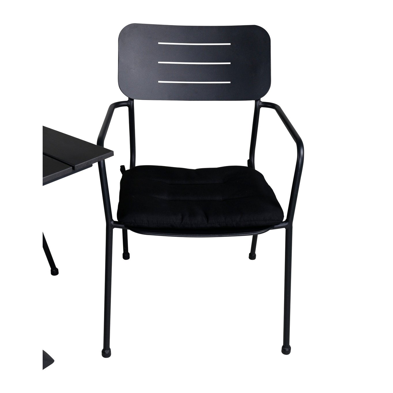 Denver 70*120 + Nikkel spisestoler m. armlene Venture Design Spisegruppe