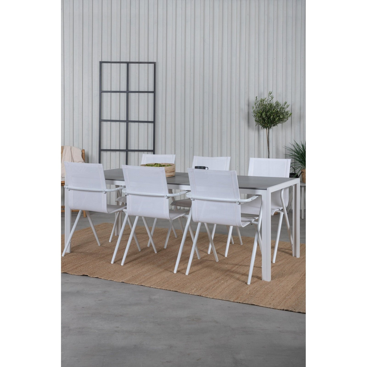 Break bord 205*90 + Alina spisestoler Venture Design Spisegruppe