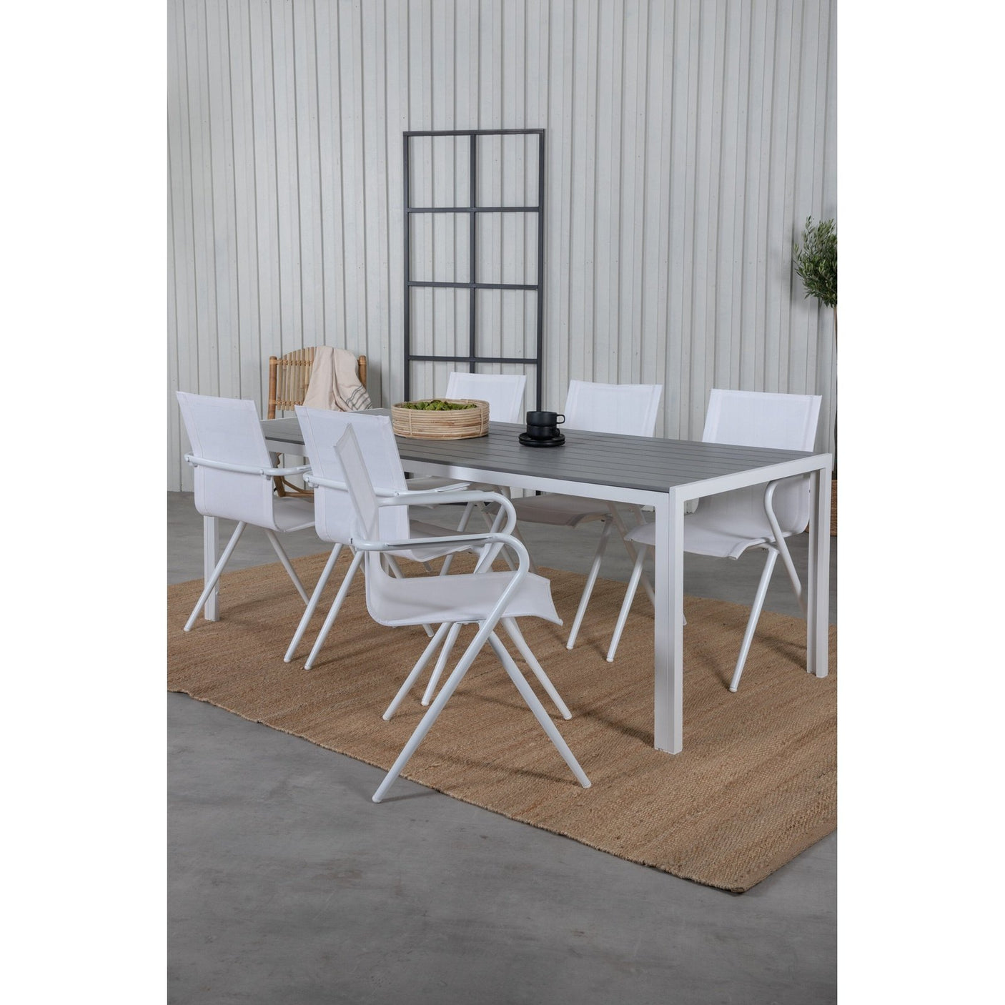 Break bord 205*90 + Alina spisestoler Venture Design Spisegruppe