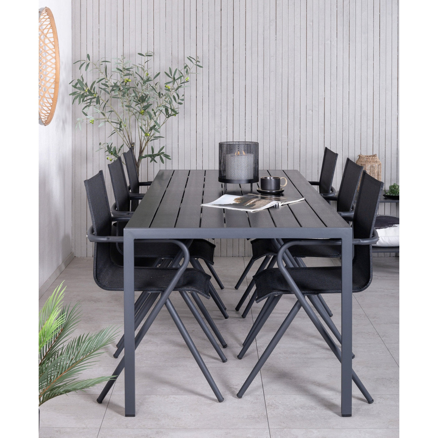 Break Table 205*90 + Alina spisestoler Venture Design Spisegruppe