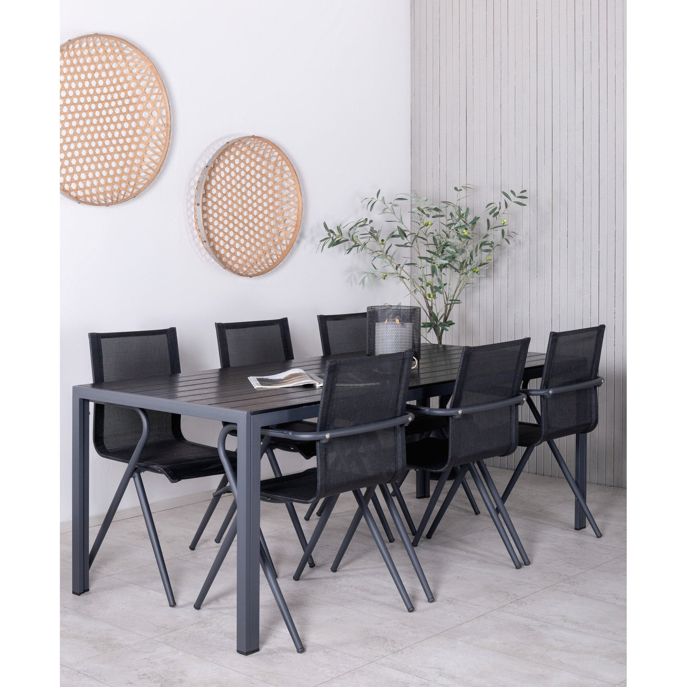 Break Table 205*90 + Alina spisestoler Venture Design Spisegruppe