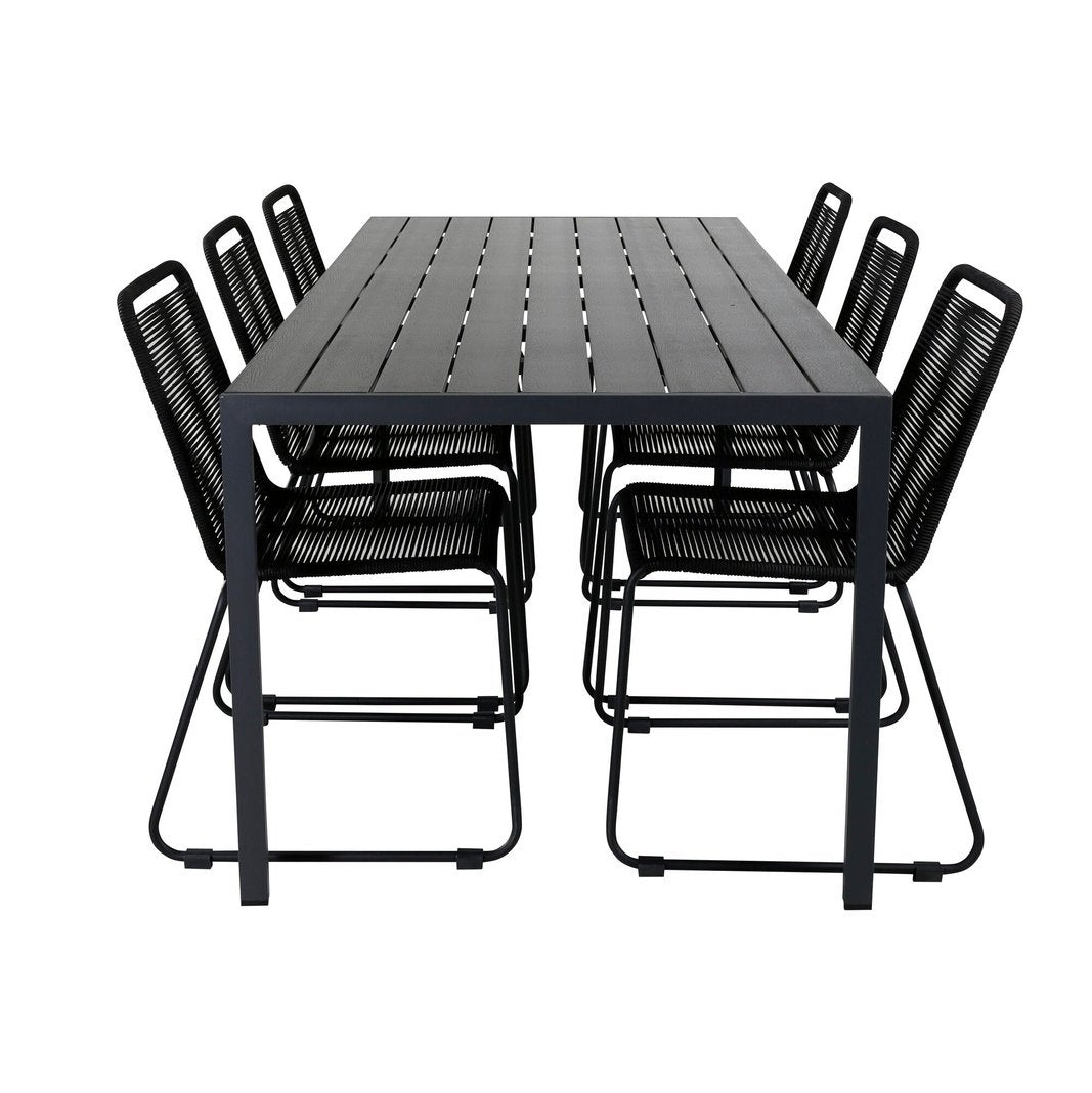 Break Table 205*90 + Lindos stol Venture Design Spisegruppe