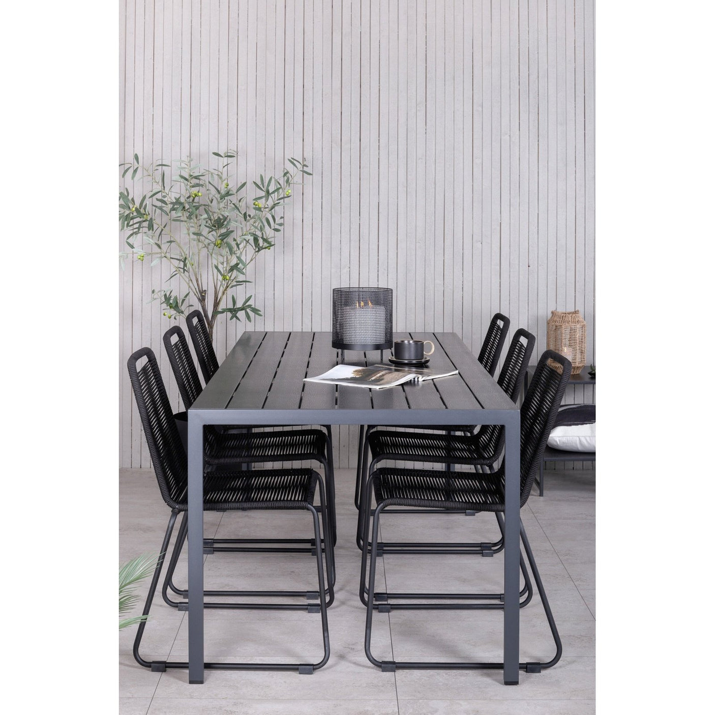 Break Table 205*90 + Lindos stol Venture Design Spisegruppe