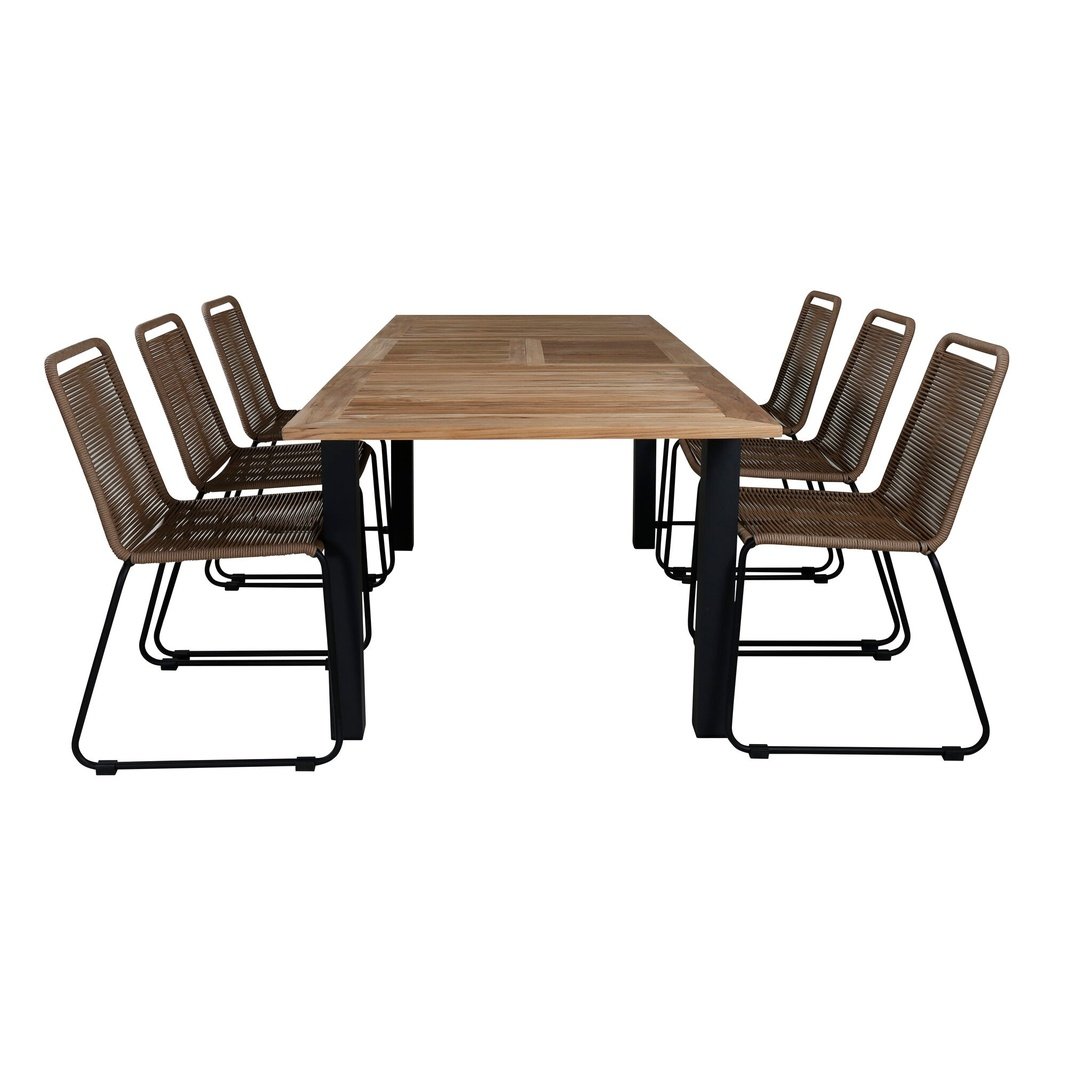 Panama bord 152/210/+ Lindos / Venture Design Spisegruppe