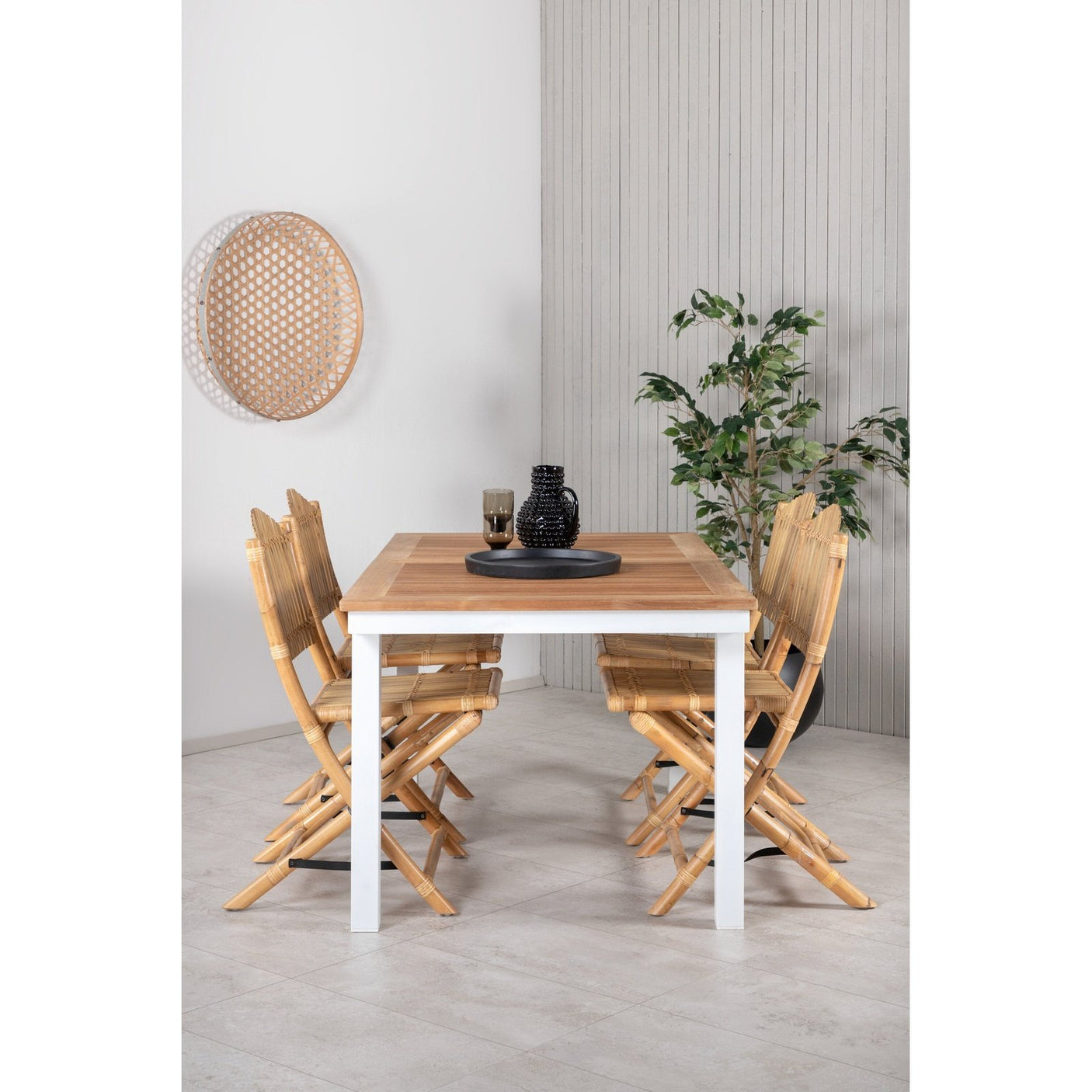 Panama bord 152/210*90 /+ Cane spisestoler / Venture Design Spisegruppe