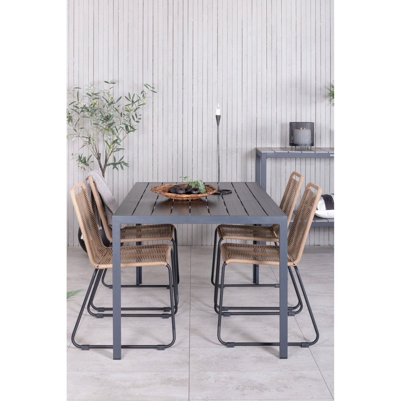 Pausebord 150*90 + Lindos Venture Design Spisegruppe