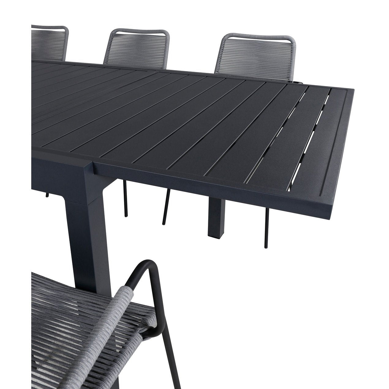 Marbella bord 160/240/+ Lindos Lenestol Venture Design Spisegruppe