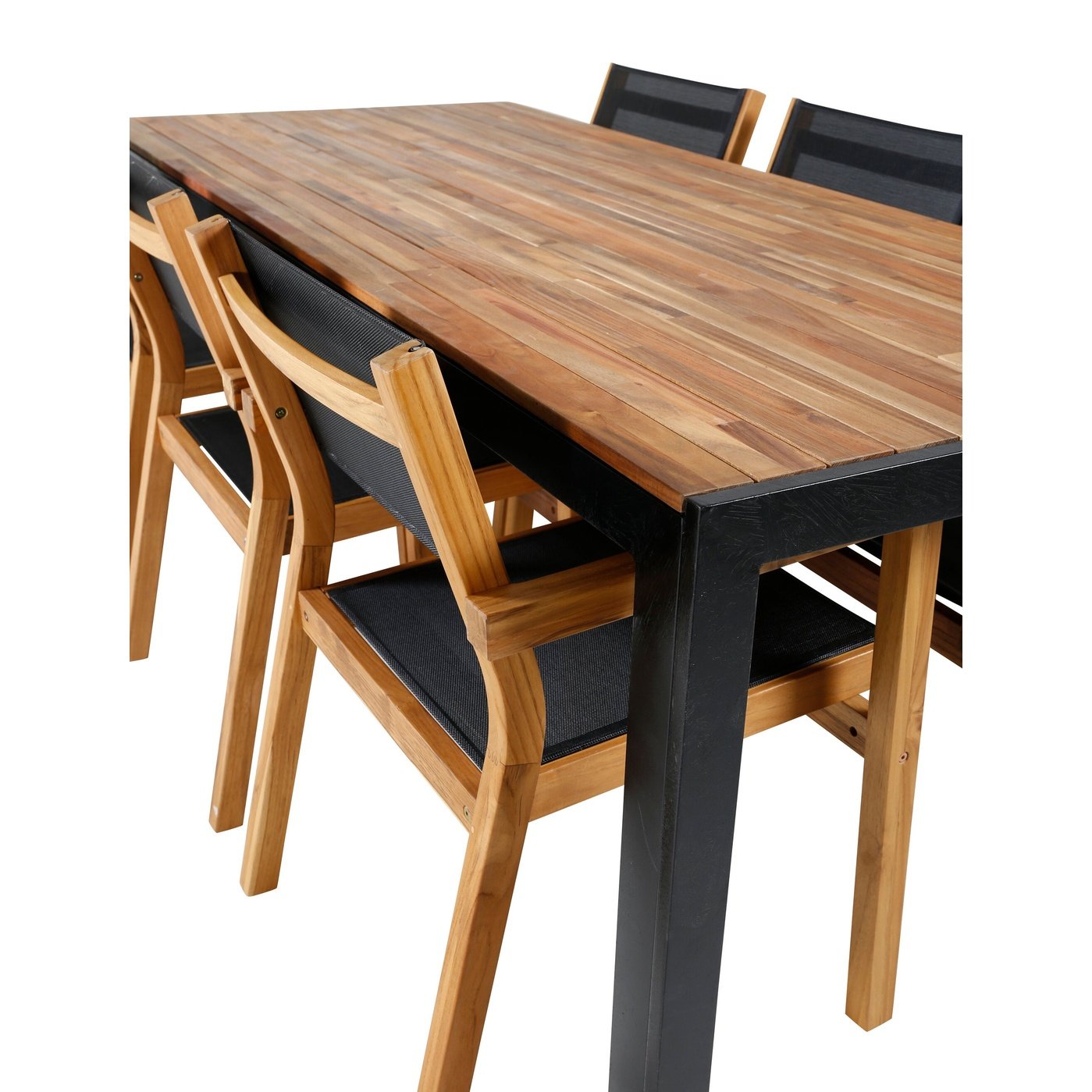 Bois Spisebord 205*90cm + Venice Venture Design Spisegruppe