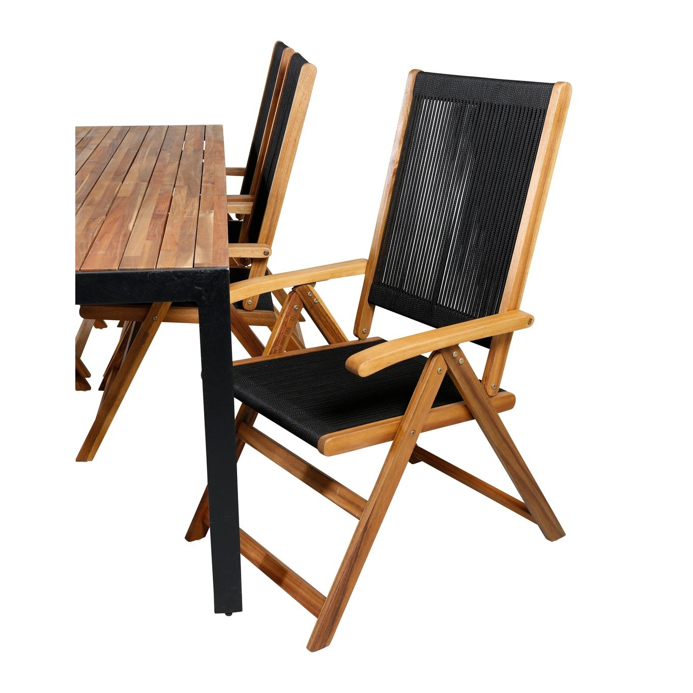 Bois spisebord 205*90cm + Little John stol Venture Design Spisegruppe