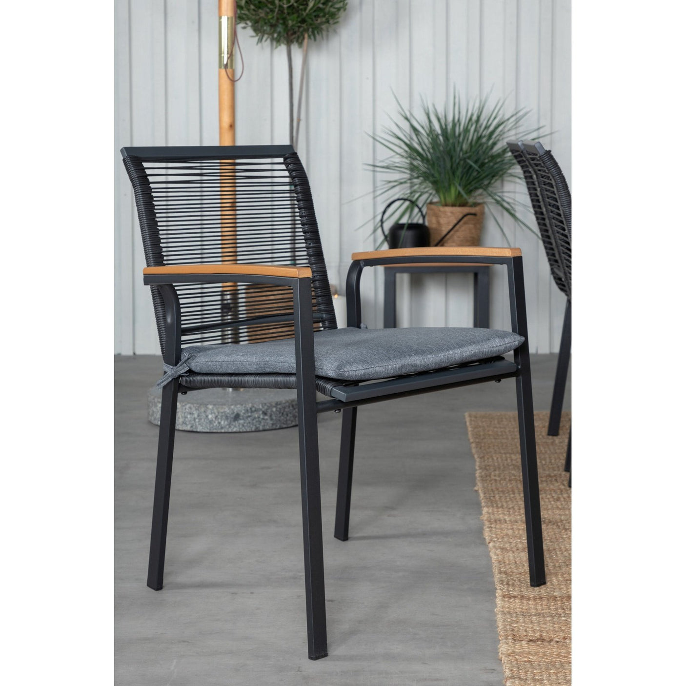 Bois Spisebord 205*90cm + Dallas spisestoler Venture Design Spisegruppe