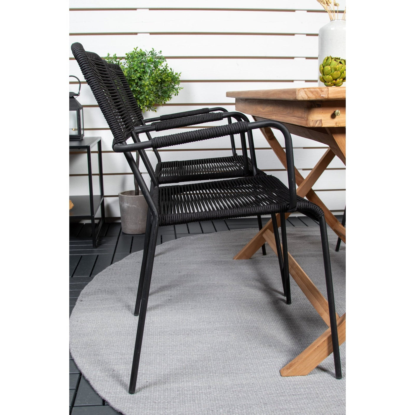 Kenya Spisebord 120*70*H75 + Lindos Lenestol Venture Design Spisegruppe