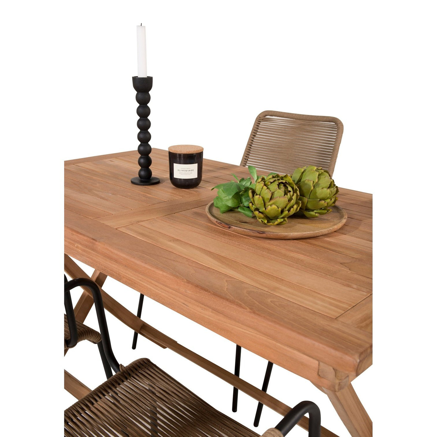 Kenya Spisebord 120*70*H75 + Lindos Lenestol Venture Design Spisegruppe