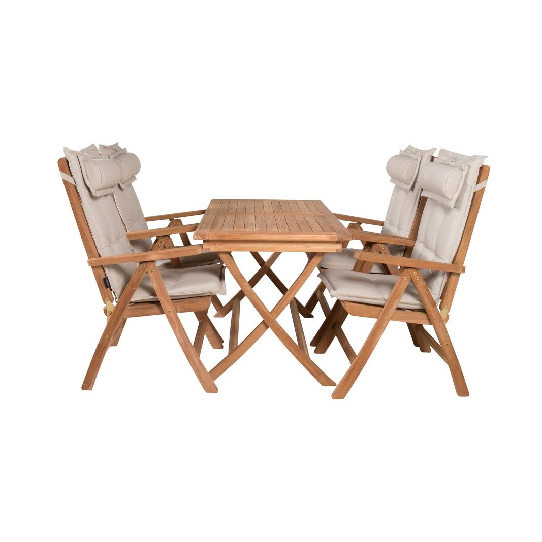 Kenya Spisebord 120*70*H75 + Kenyaisjon Stol Venture Design Spisegruppe