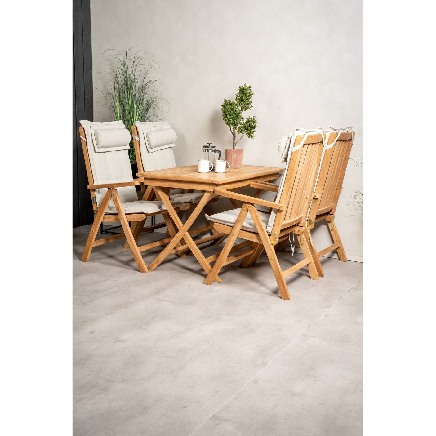 Kenya Spisebord 120*70*H75 + Kenyaisjon Stol Venture Design Spisegruppe