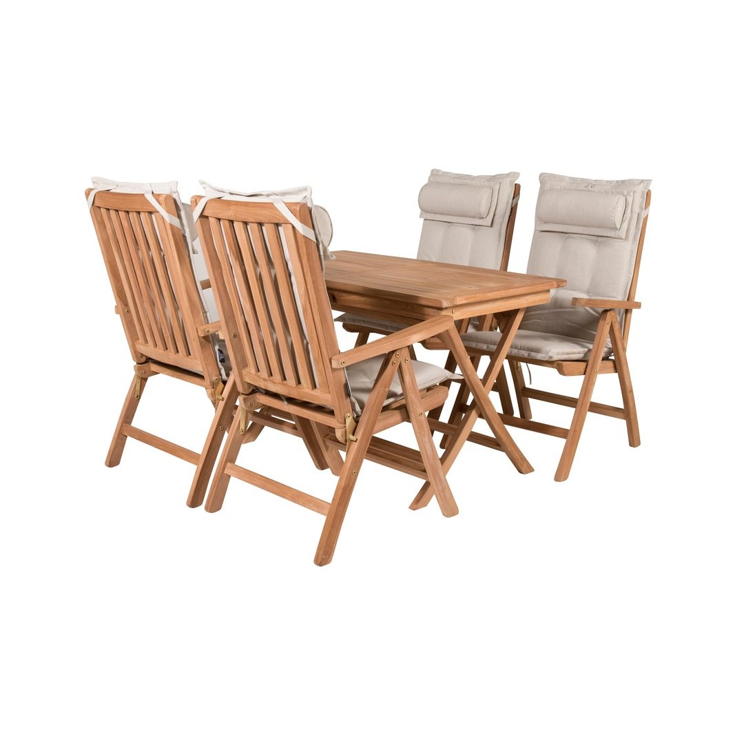 Kenya Spisebord 120*70*H75 + Kenyaisjon Stol Venture Design Spisegruppe